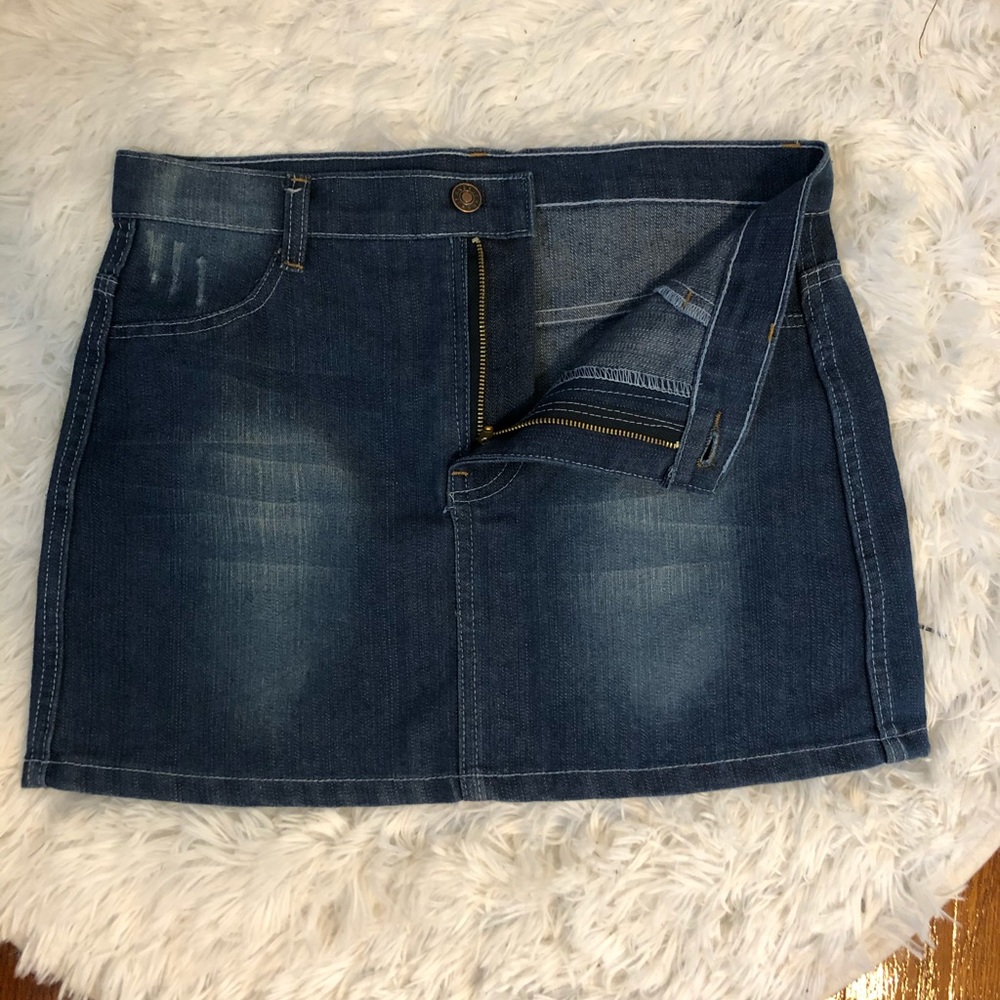 Jean Denim Skirt